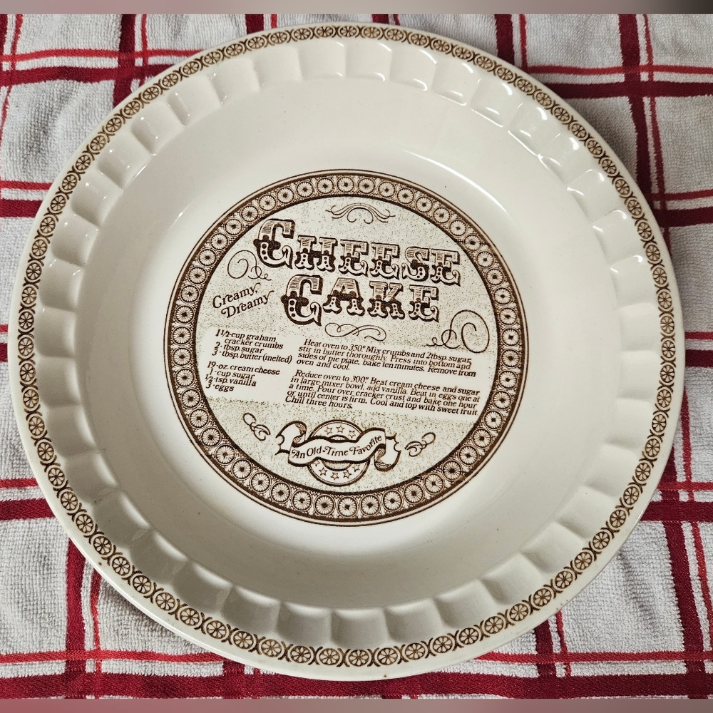 Vintage Royal China by Jeanette cheese cake dish